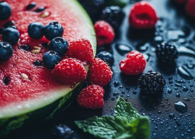 Watermelon and Berries