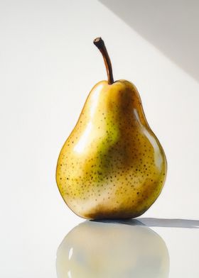 Single Pear Still Life