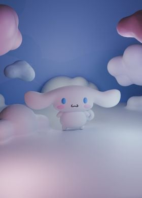 Cinnamoroll 3D Render