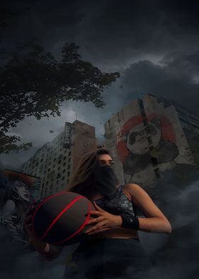 Urban Basketball Art