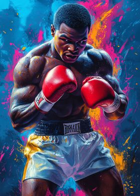 Muhammad Ali Boxing Art