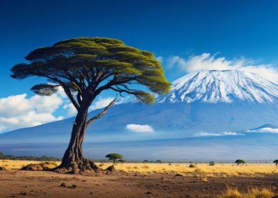 African Savanna Landscape