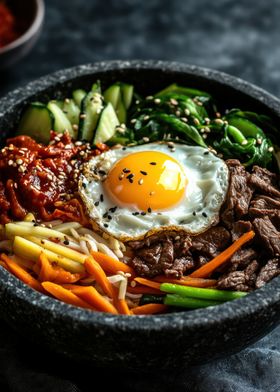 Korean Bibimbap Bowl