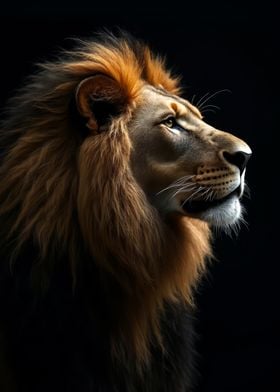 Majestic Lion Portrait