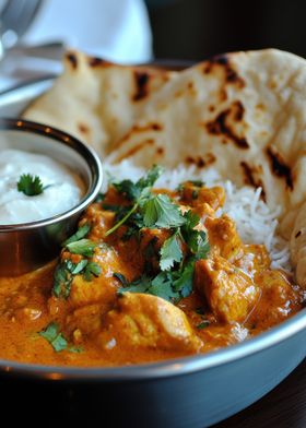 Chicken Tikka Masala with Naan