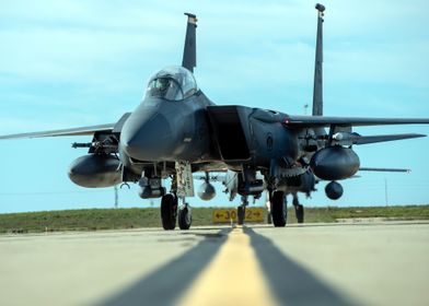 F-15E Strike Eagle on Runway