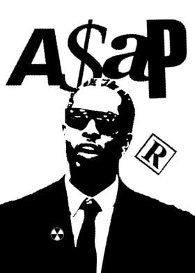 Asap Stencil Art