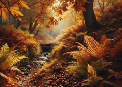 Autumn Forest Stream