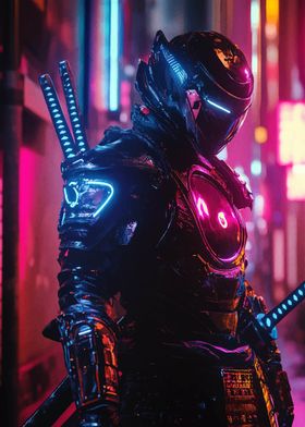 Cyberpunk Samurai