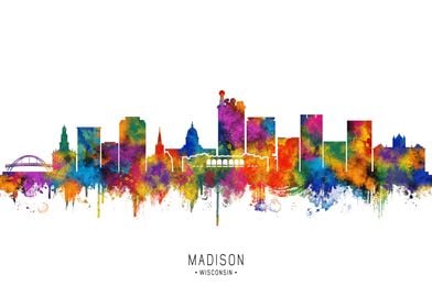 Madison Wisconsin Skyline