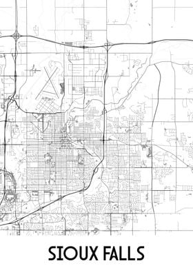 Sioux Falls City Map