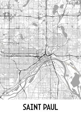 Saint Paul City Map