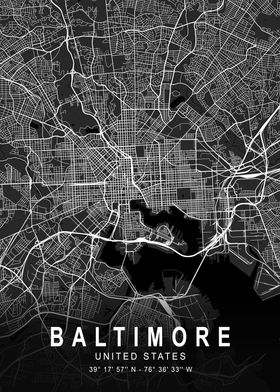 Baltimore City Map