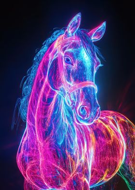 Neon Horse