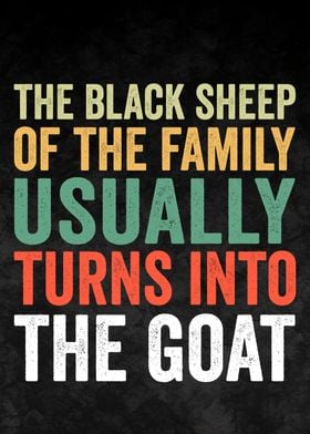 Black Sheep Turns Into Goat