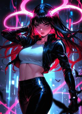 Cyberpunk Anime Girl