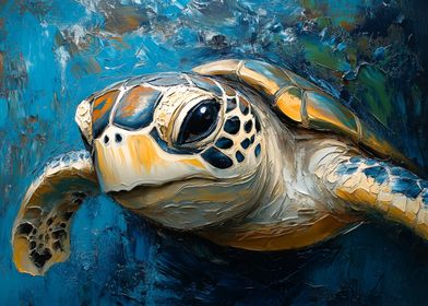 Sea Turtle Painting