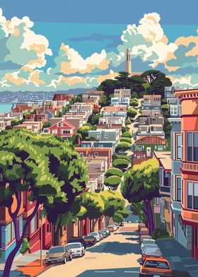 San Francisco Hilltop View