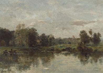 River Landscape Painting