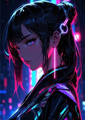 Cyberpunk Anime Girl