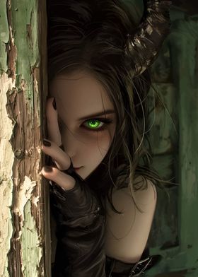 Green-Eyed Demoness