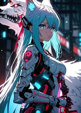 Cyberpunk Anime Girl