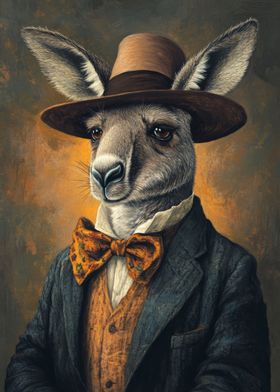 Kangaroo in a Suit