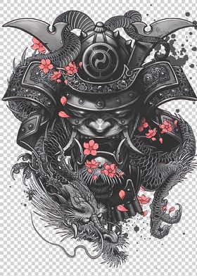 Samurai Dragon Tattoo