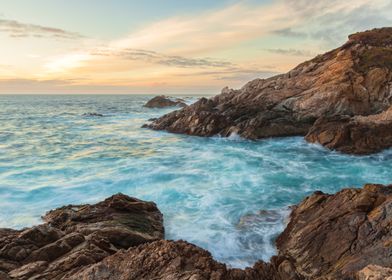 Rocky Coastline Sunset