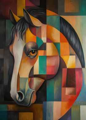 Horse Oil Painting