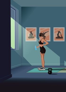 Woman work out