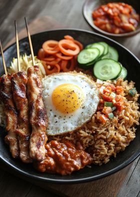 Indonesian Fried Rice Bowl