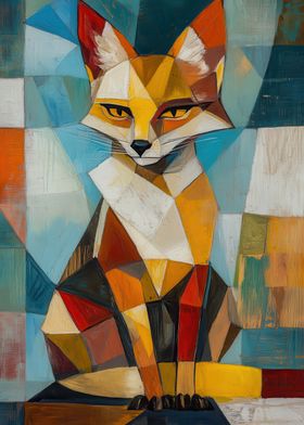 Fox Oil Painting