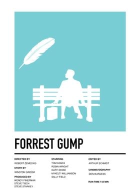 Forrest Gump Minimalist Poster