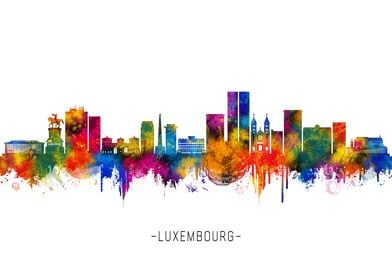 Luxembourg City Skyline