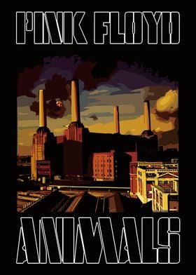 Pink Floyd Animals Album Cover