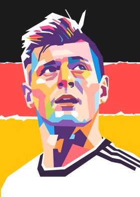 German Football Player Pop Art