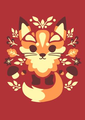 Cute Autumn Fox