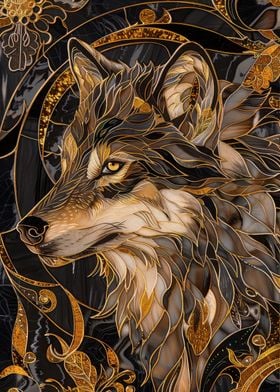 Kintsugi Wolf