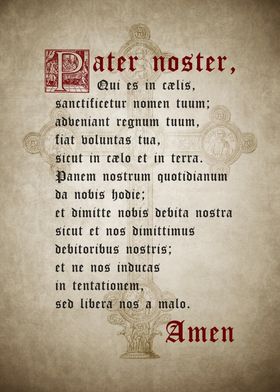 Pater Noster Prayer