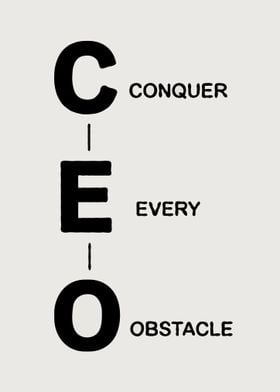 CEO - Conquer Every Obstacle