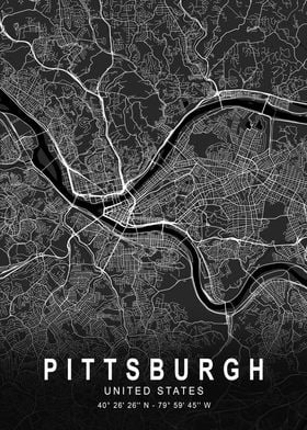 Pittsburgh City Map