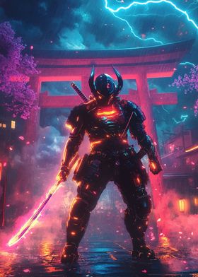 Cyberpunk Samurai