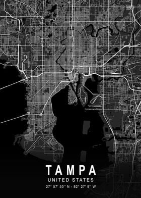 Tampa Dark City Map