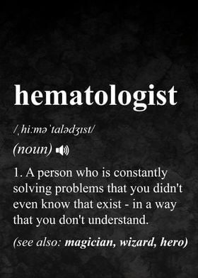 Hematologist Definition