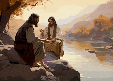 Jesus and the Disciple