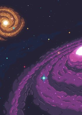 Pixelated Galaxy