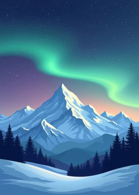 Northern Lights Mountain