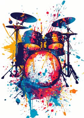 Drum Set Splash