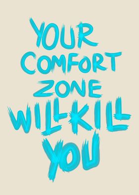 Comfort Zone Motivational Quote